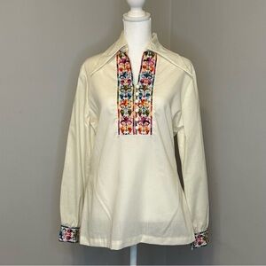 Vintage NPC Fashions 1970s Folk Blouse